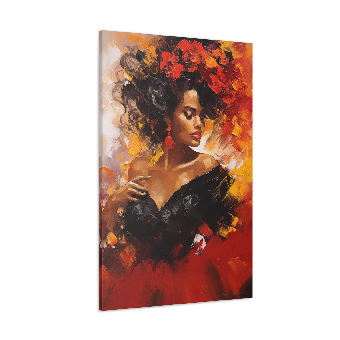 Lucia - Elegant Flamenco Dancer Art Print