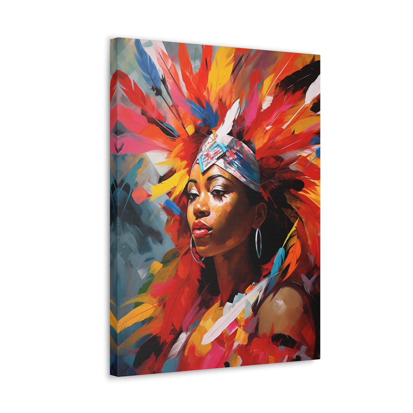 Feathers and Festivity - Trinidad Carnival Dance Art Print