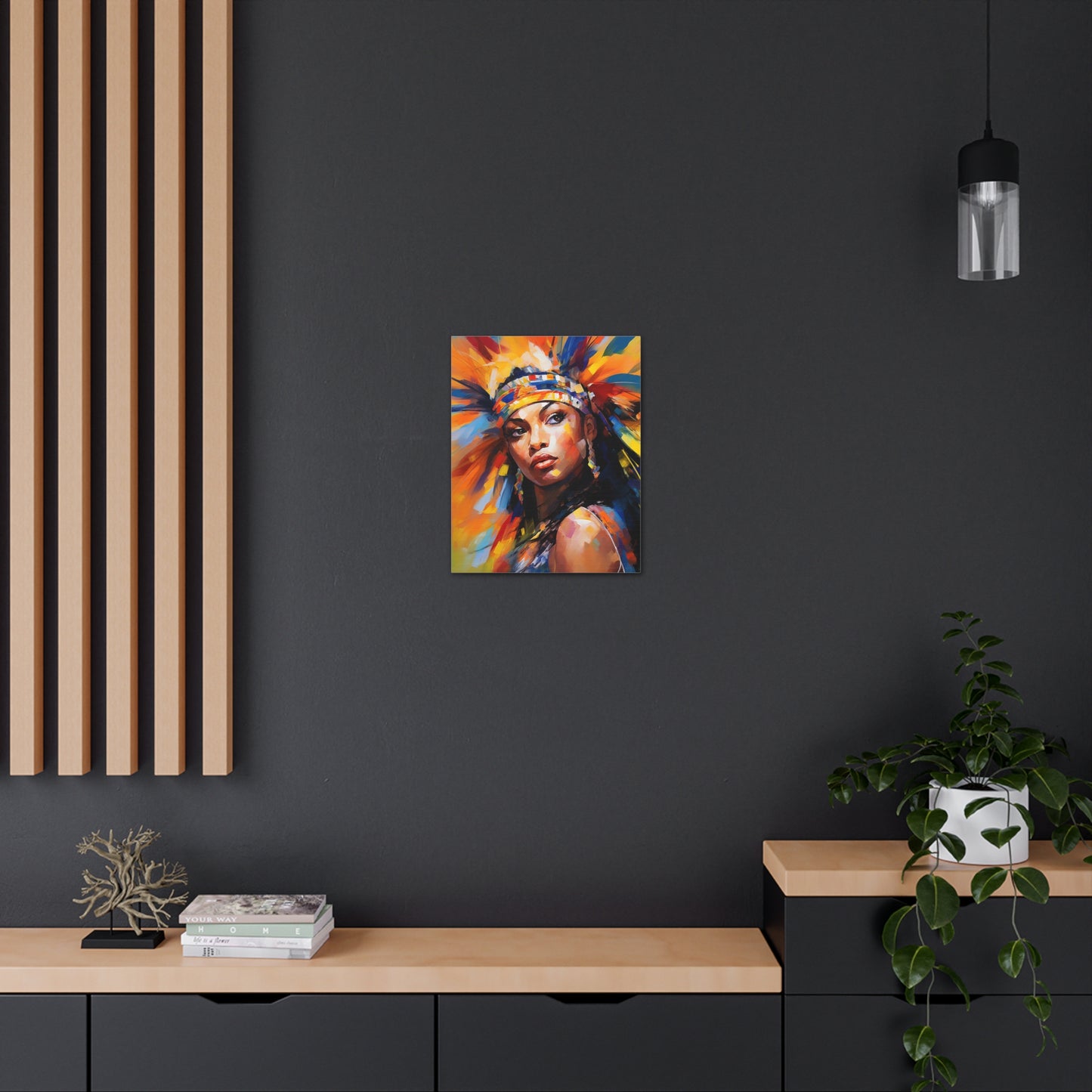 Dance of Colors - Soca Rhythm Illustrations Canvas