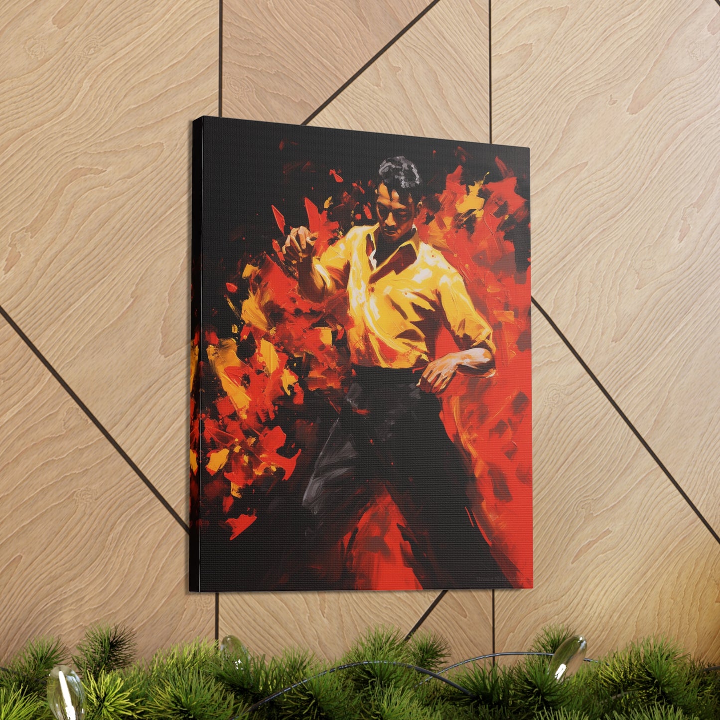 Carlos - Fiery Choreography Flamenco Canvas Wall Art