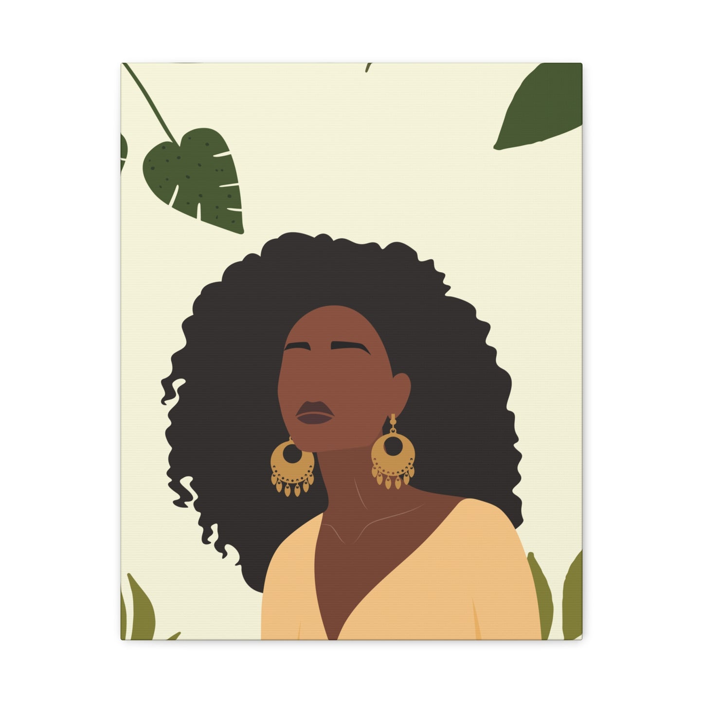 Afrocentric Beauty - Regal Melanated Imagery Canvas Art