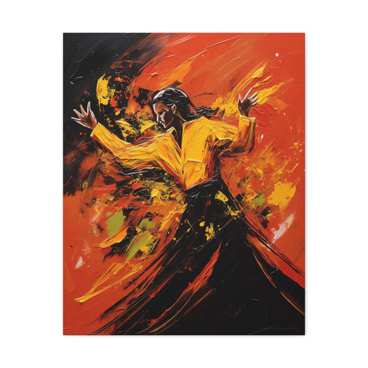 Alejandro - Dynamic Spanish Flamenco Dance Art Print