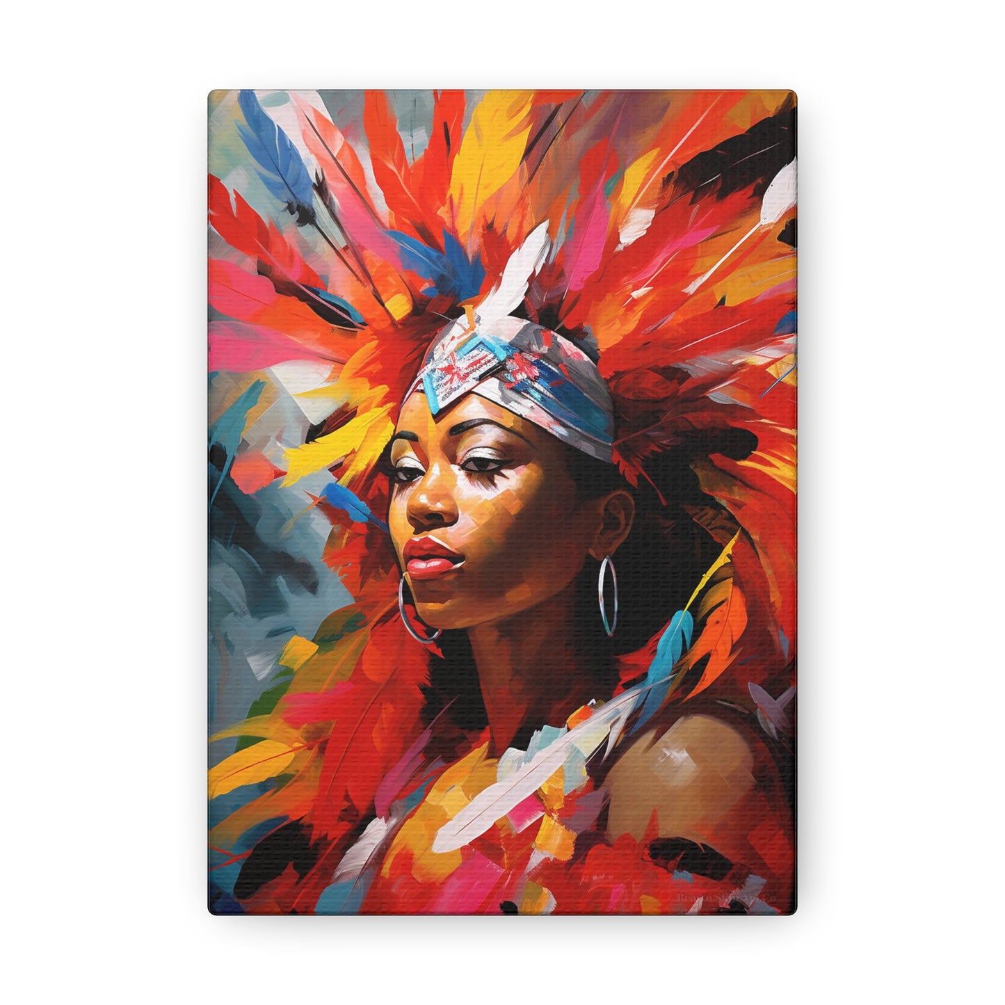 Feathers and Festivity - Trinidad Carnival Dance Art Print