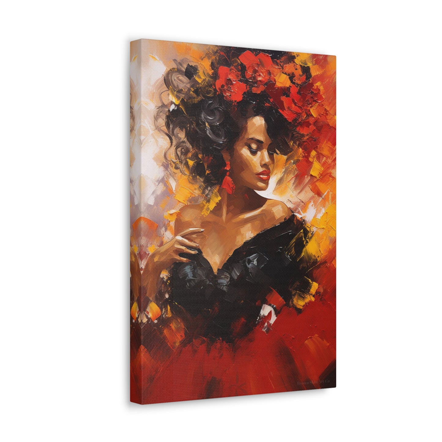 Lucia - Elegant Flamenco Dancer Art Print