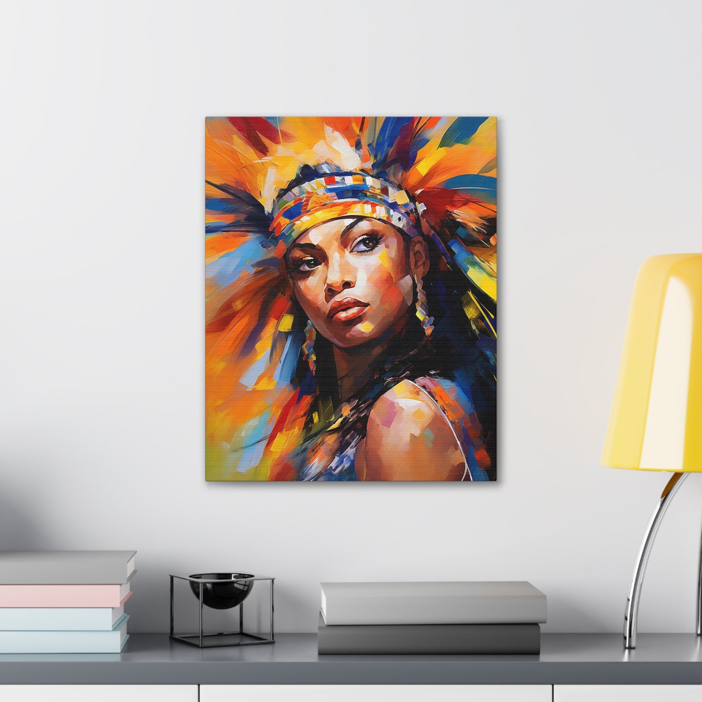 Dance of Colors - Soca Rhythm Illustrations Canvas