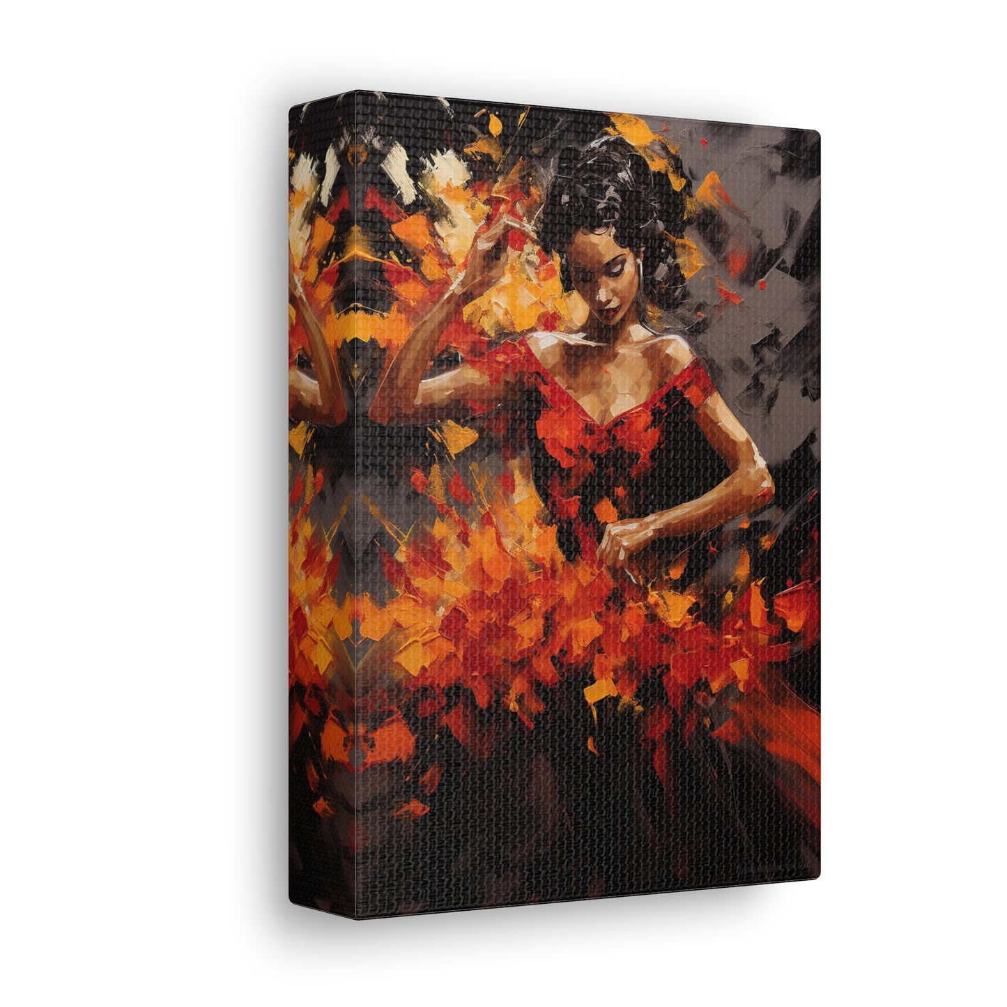 Gabriela - Dynamic Flamenco Dancer Art Print