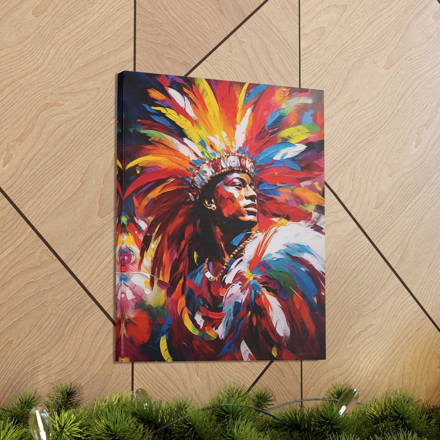 Masquerade Majesty - Carnival King and Queen Canvas Art