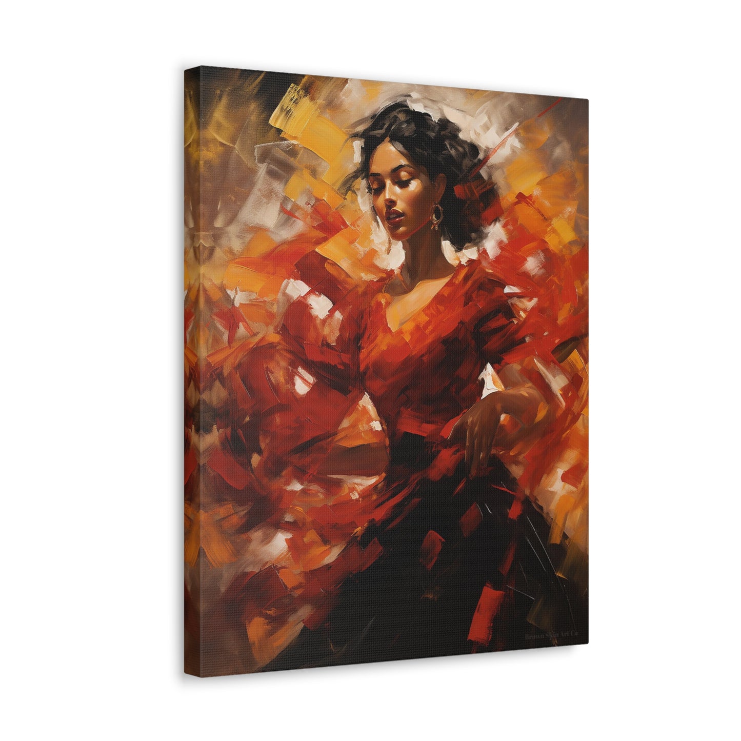 Maria - Andalusian Beauty Flamenco Canvas Artwork