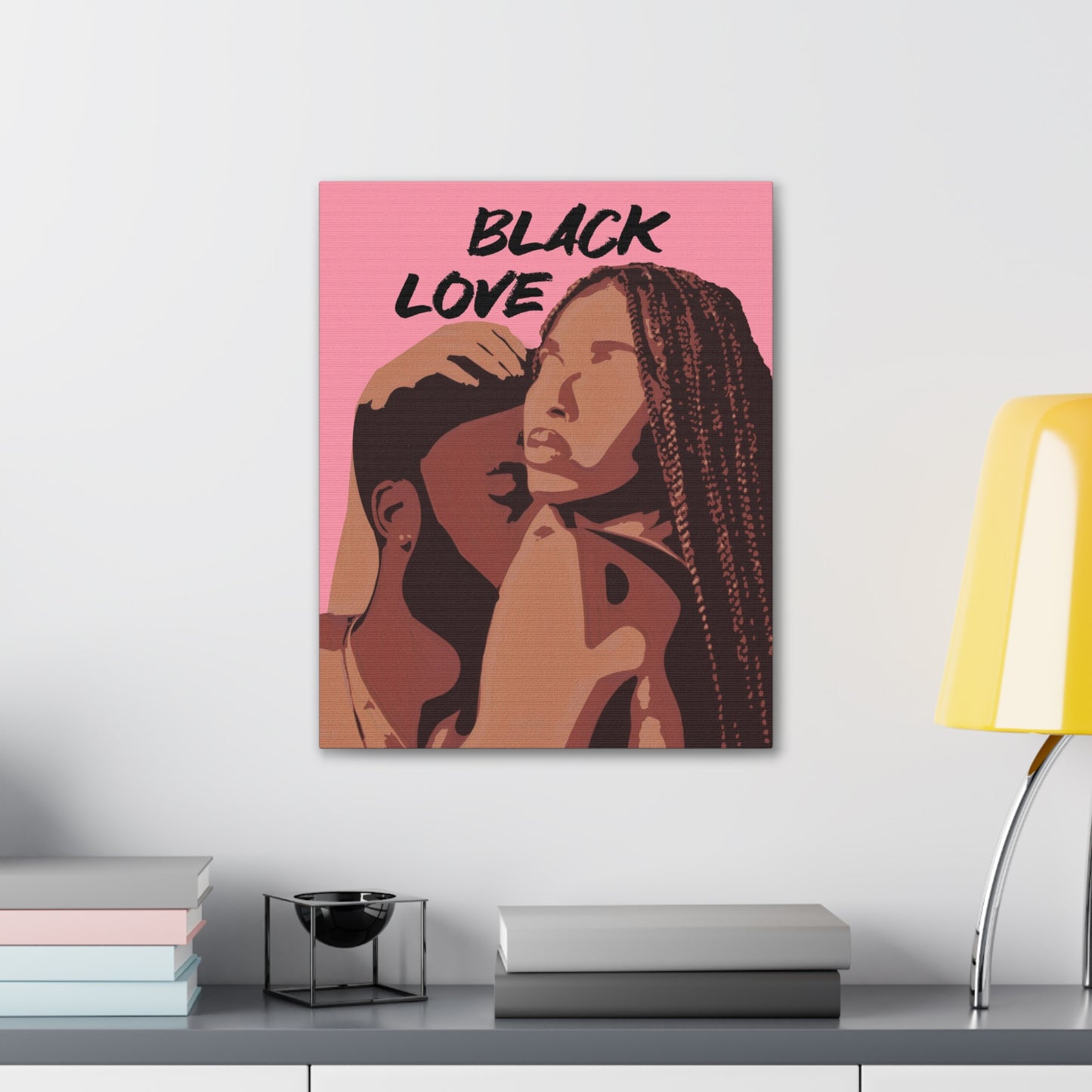 Unbroken Bonds - Stunning Black Love Canvas Wall Art