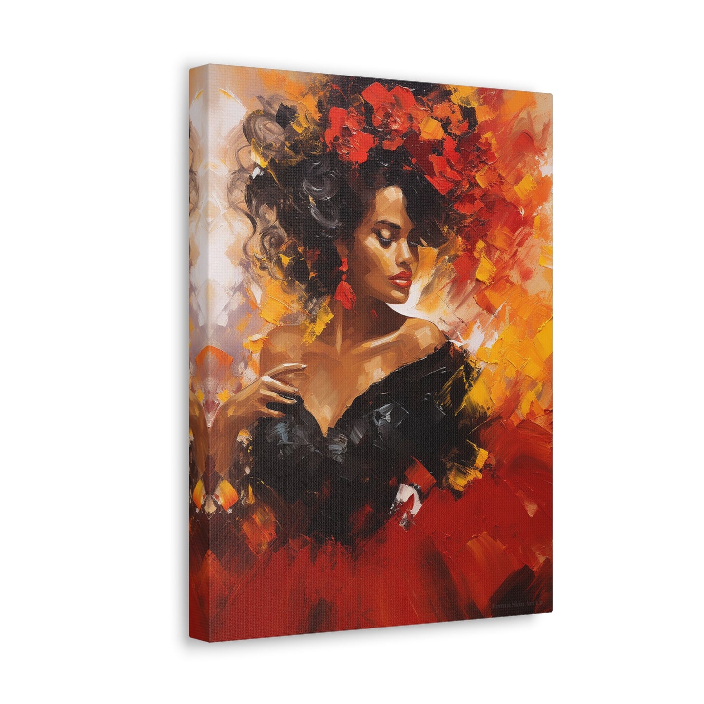 Lucia - Elegant Flamenco Dancer Art Print