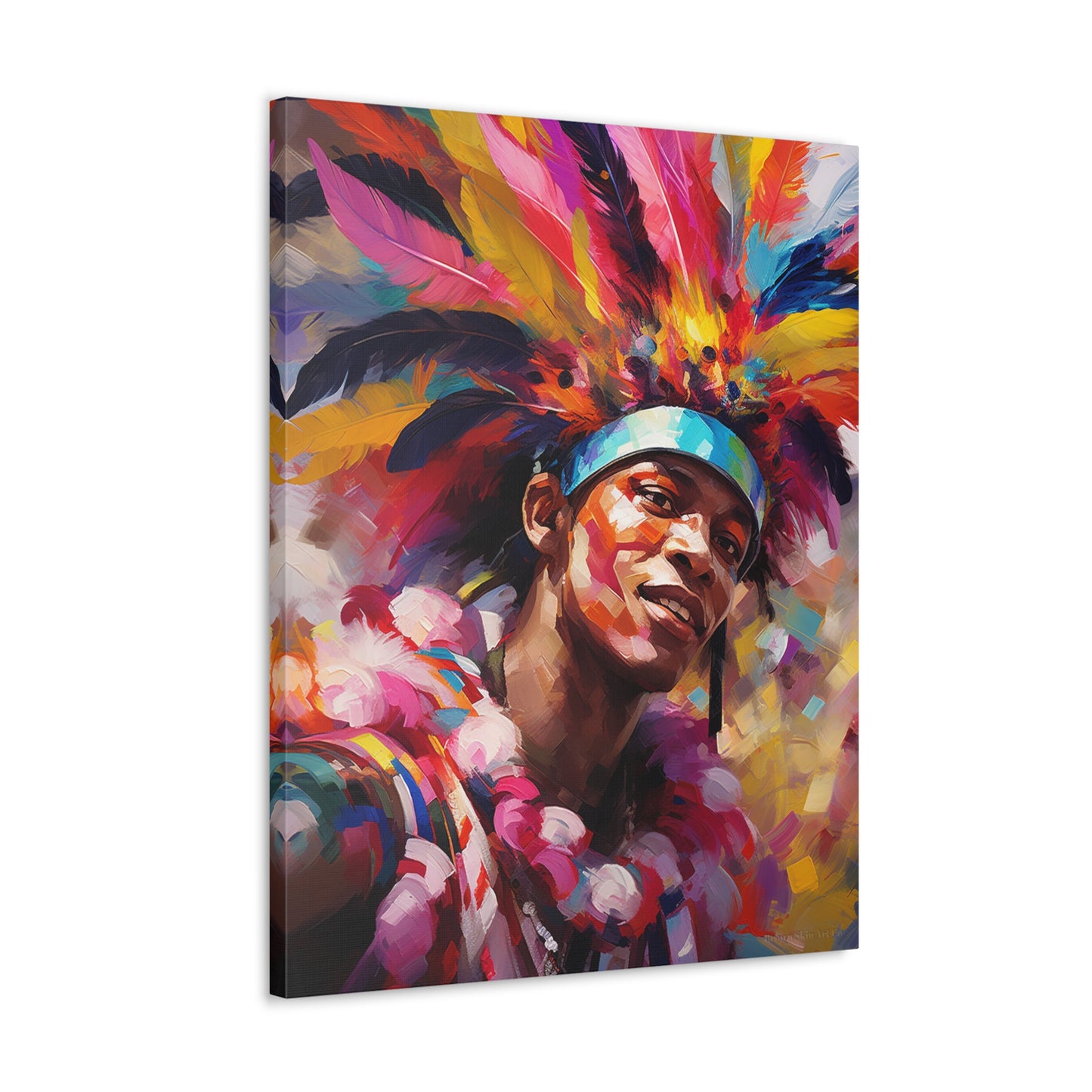 Rhythm in Motion - Trinidad Carnival Dancer Art Print