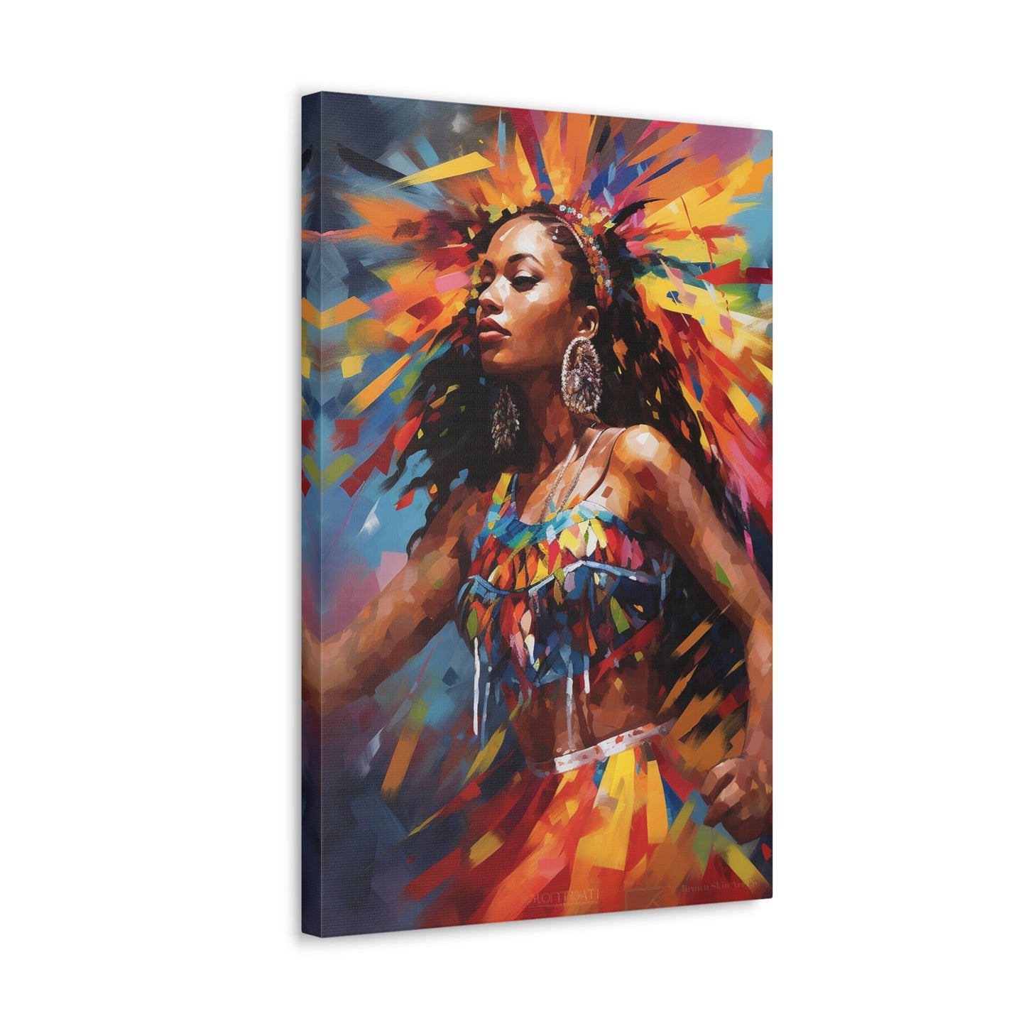 Rhythm's Embrace - Trinidad Carnival Dance Art Print