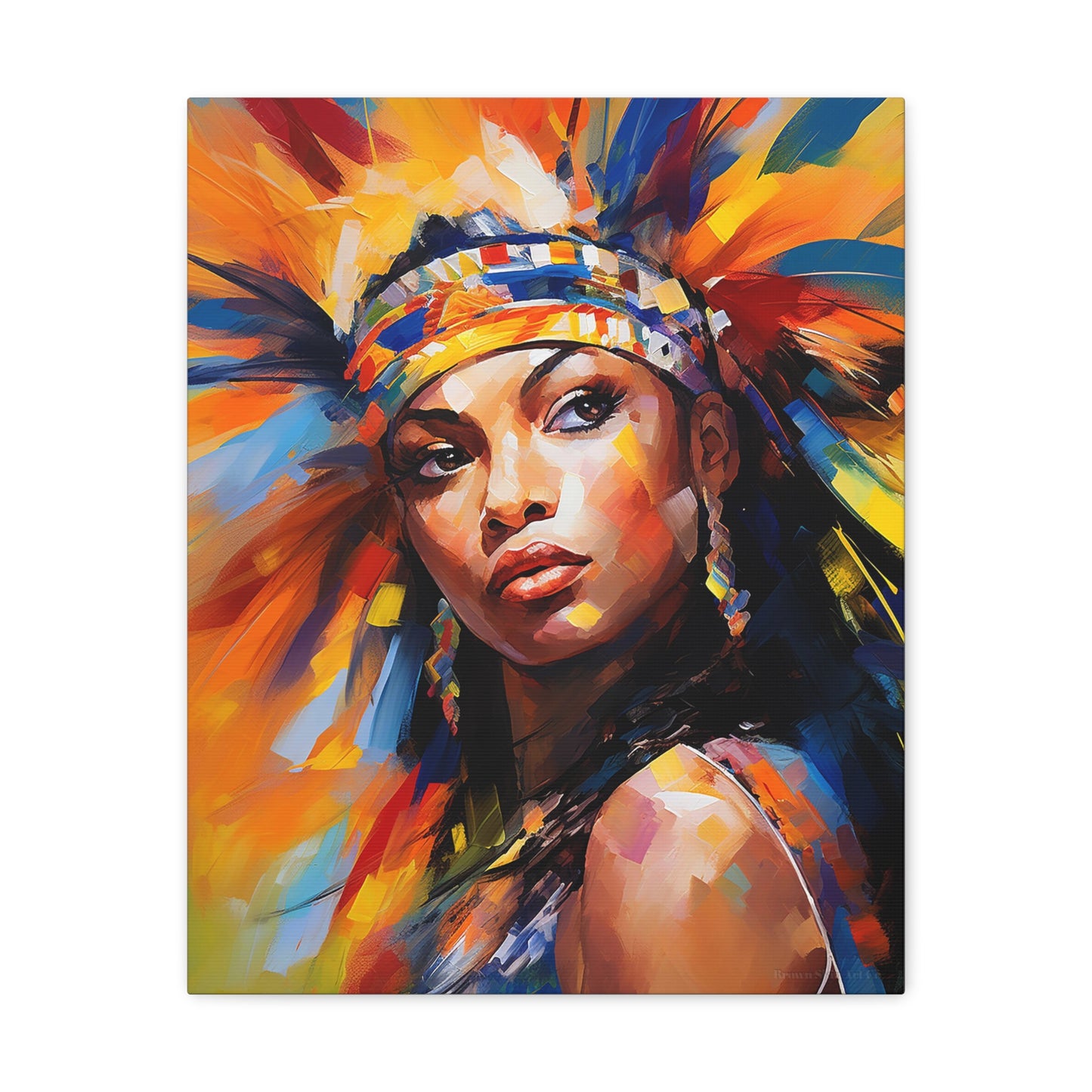 Dance of Colors - Soca Rhythm Illustrations Canvas