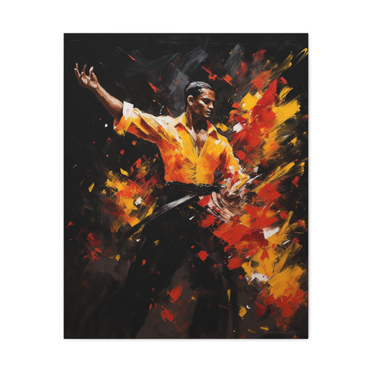 Diego - Fiery Flamenco Performer Art Print