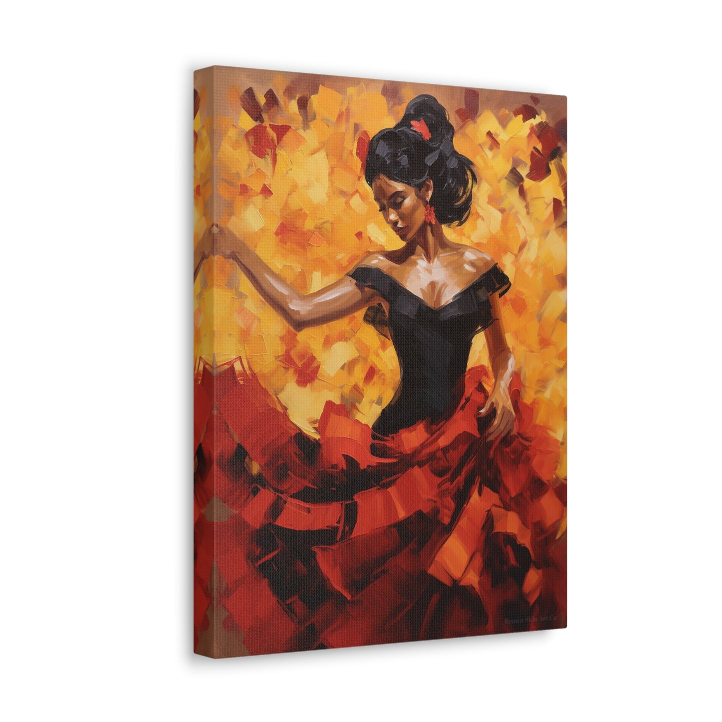 Elena - Mesmerizing Flamenco Dancer Art Print