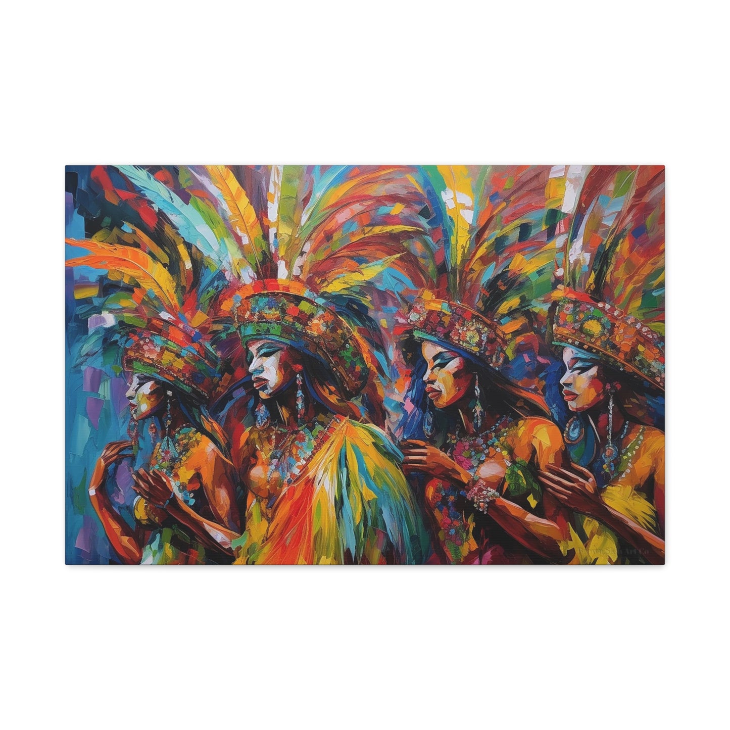 Festival Harmony - Trinidad Carnival Dance Art Print