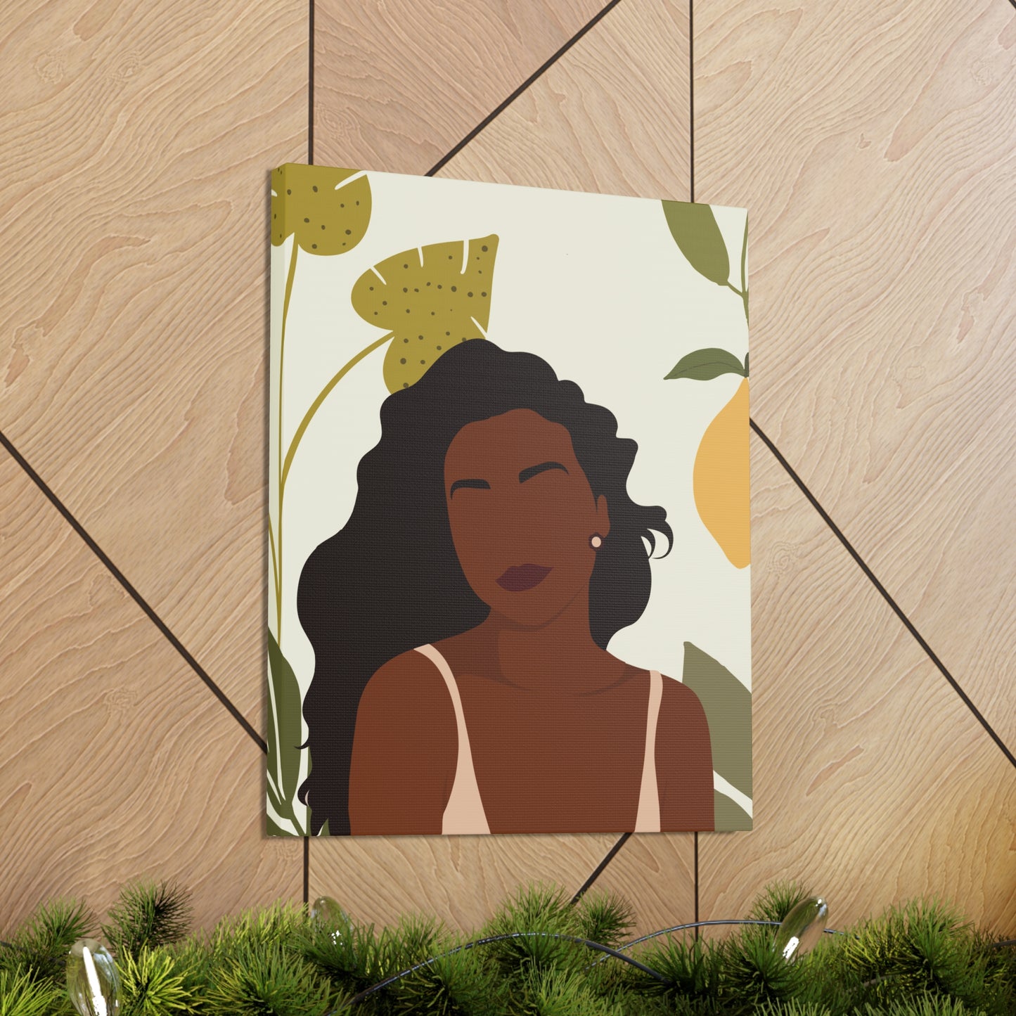 Women of Color Empowerment - Afrocentric Strength and Beauty Canvas Art