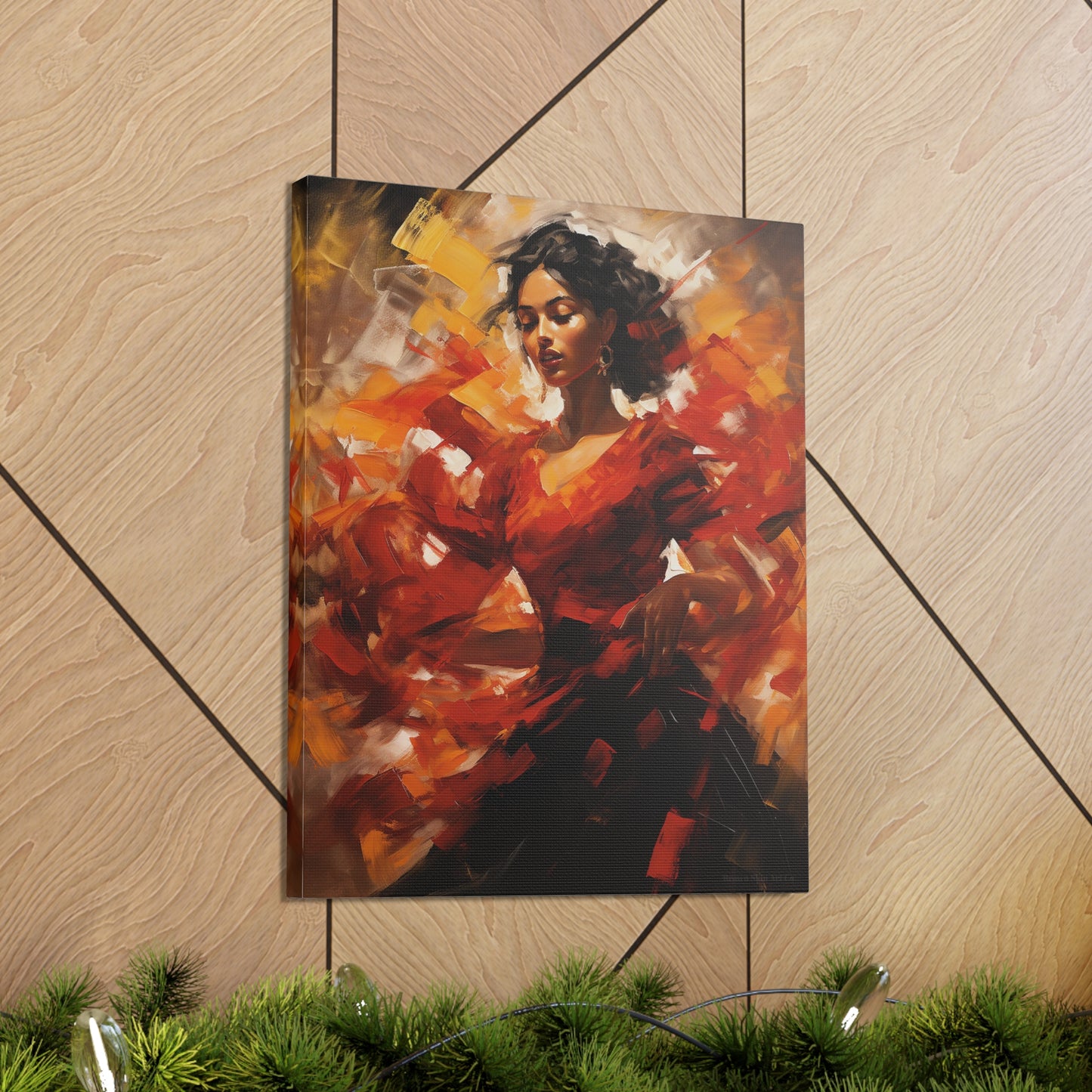 Maria - Andalusian Beauty Flamenco Canvas Artwork