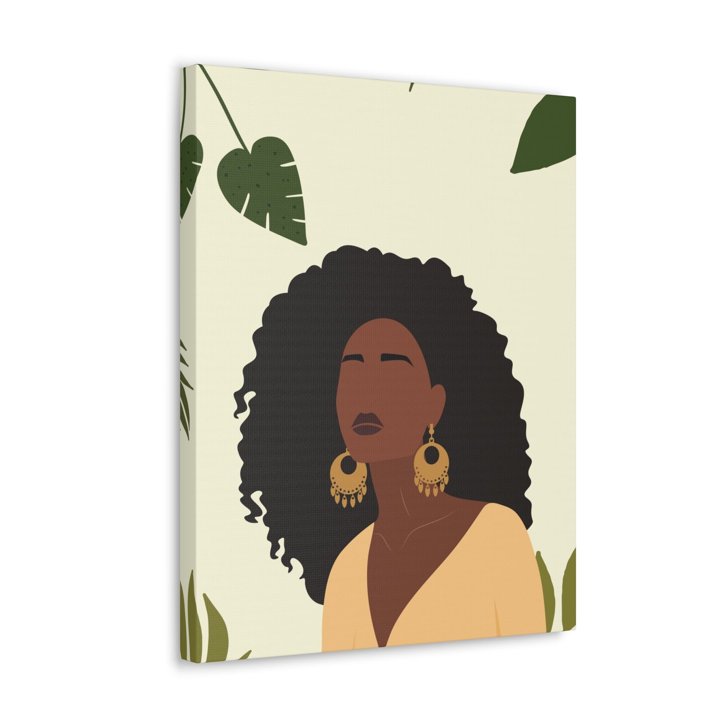 Afrocentric Beauty - Regal Melanated Imagery Canvas Art