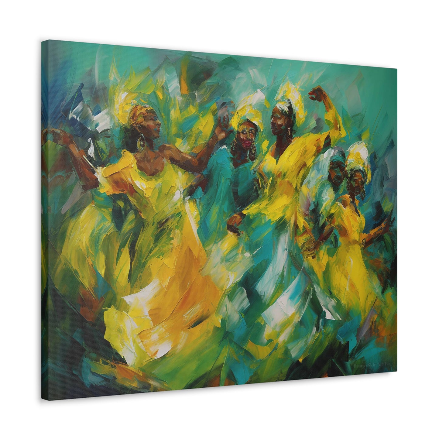 Carnival's Chorus - Trinidad Festival Dance Art Print