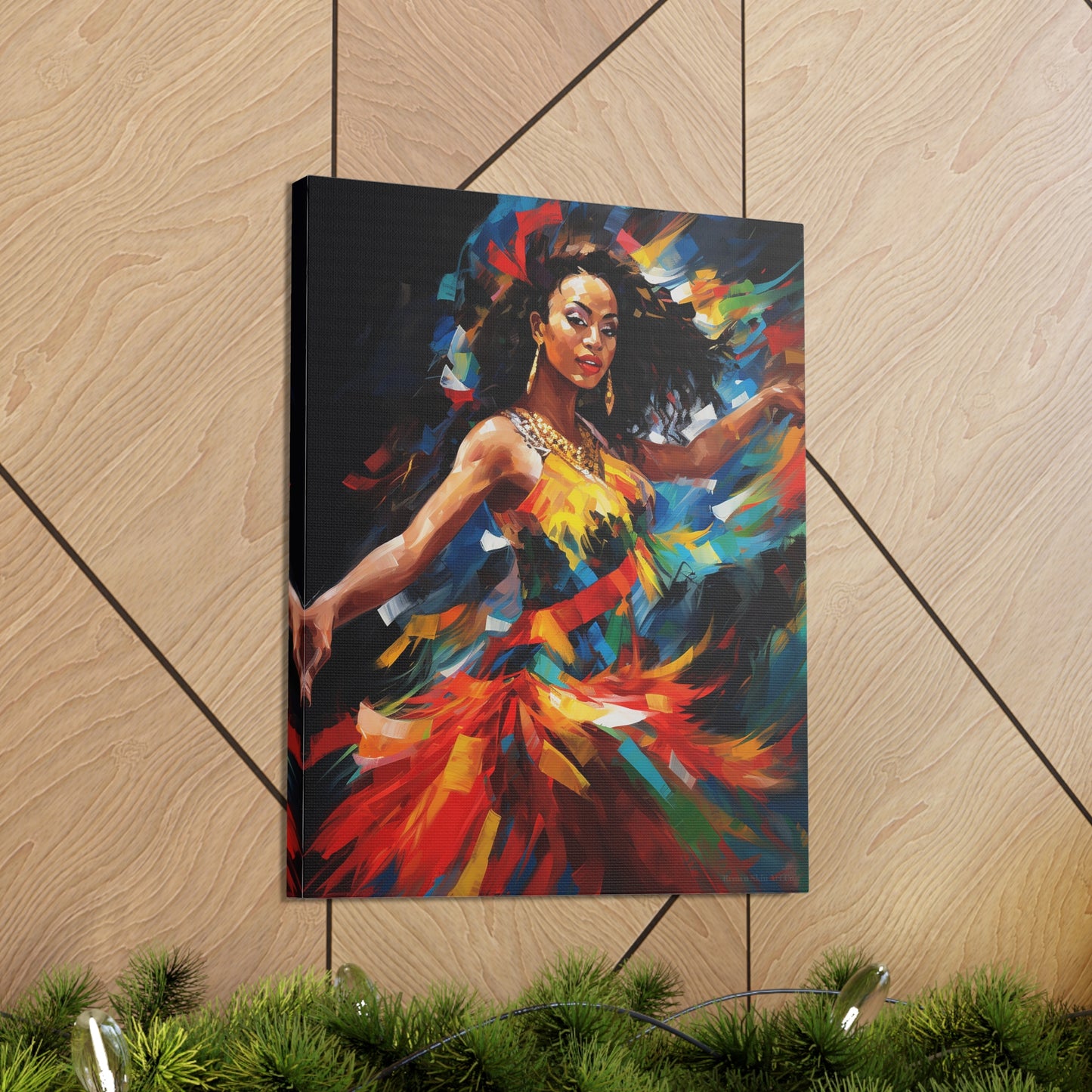 Carnival Queen - Vibrant Masquerade Revelry Art