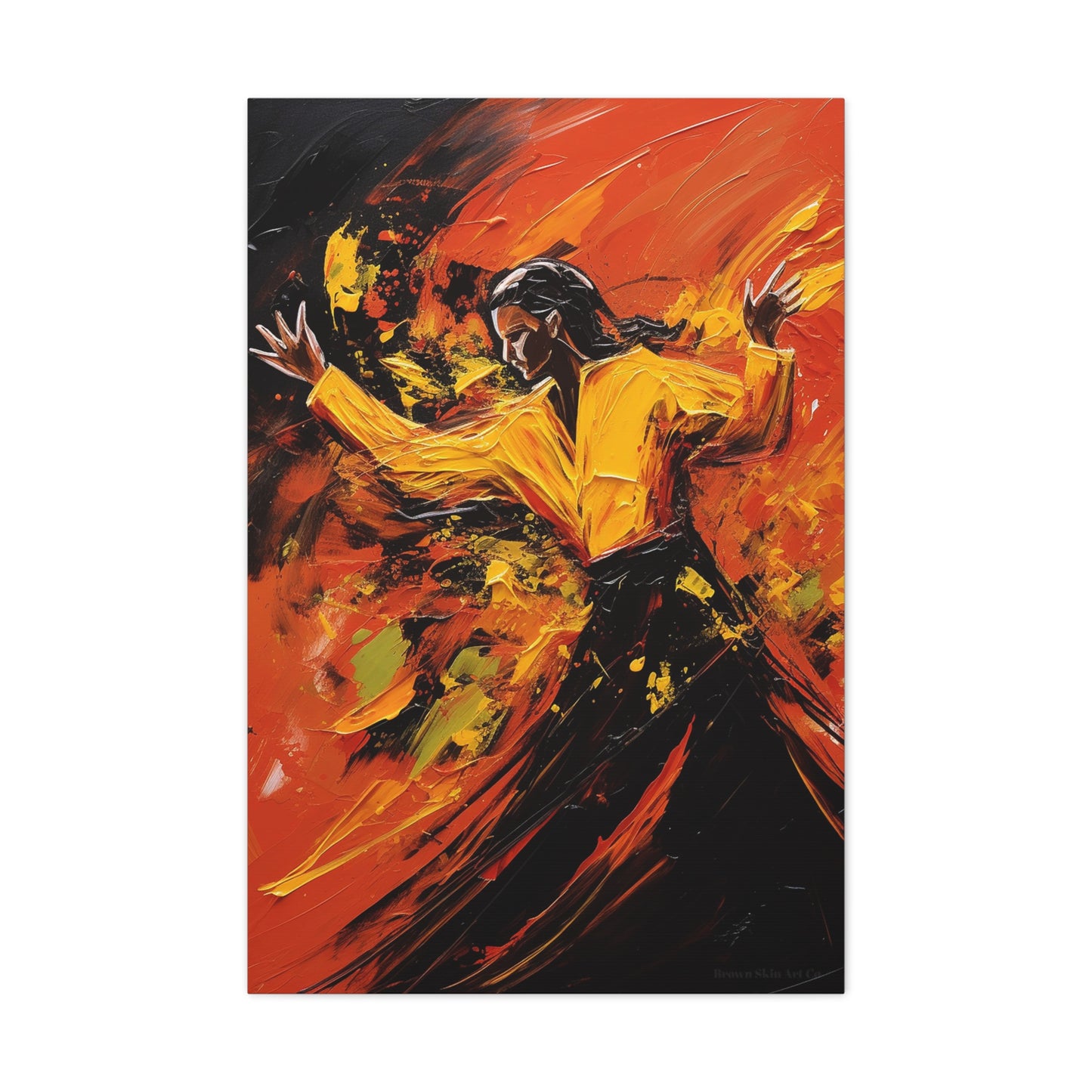 Alejandro - Dynamic Spanish Flamenco Dance Art Print