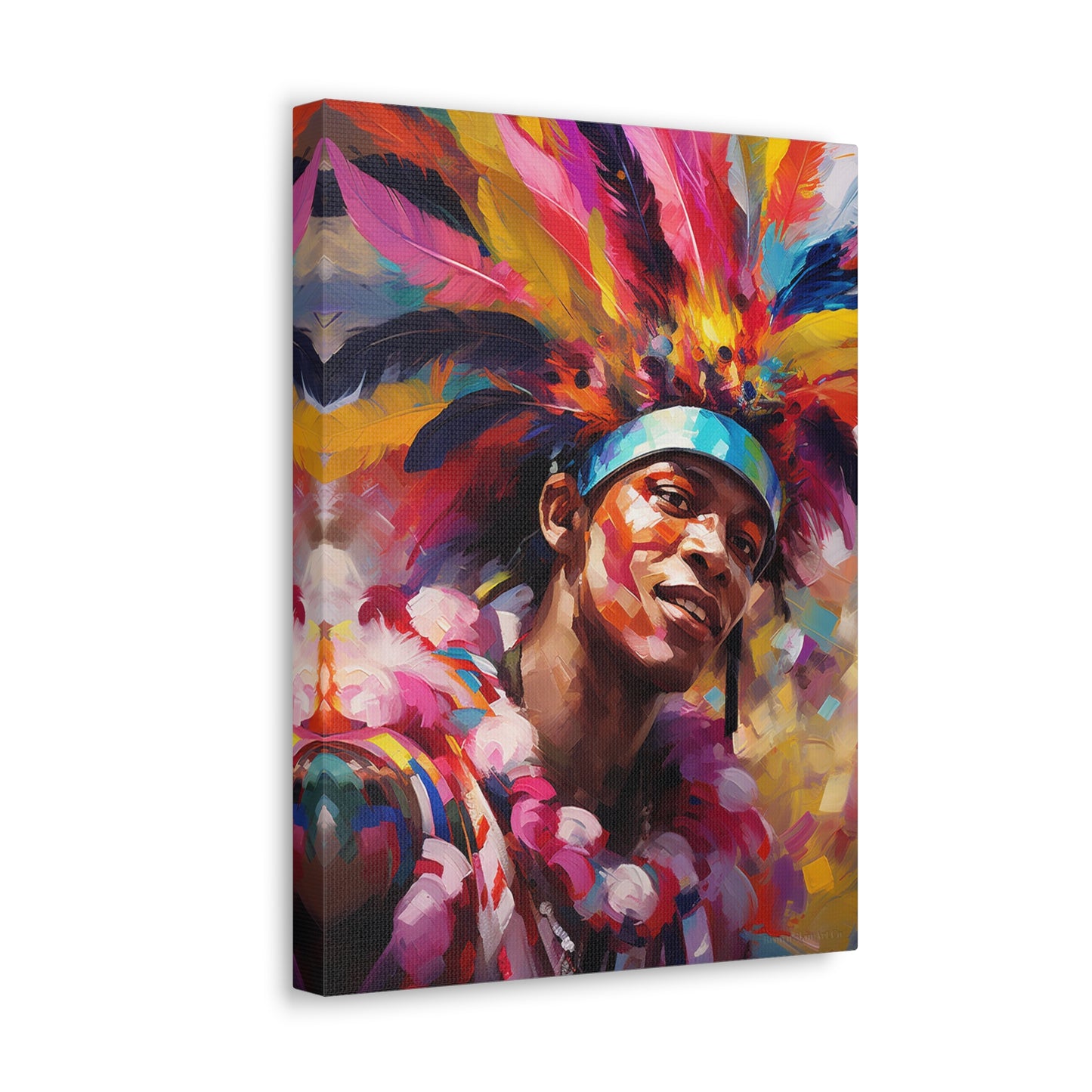 Rhythm in Motion - Trinidad Carnival Dancer Art Print